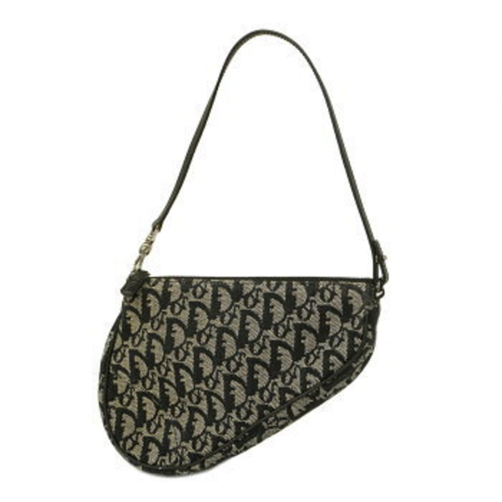 Christian Dior Trotter Canvas Saddle Handbag